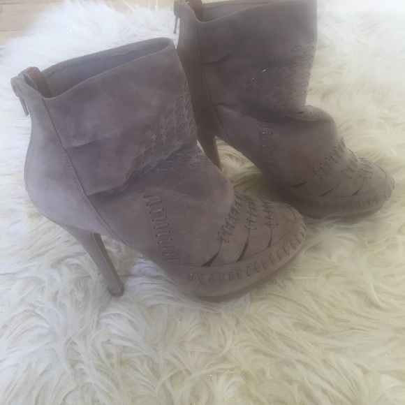 Jeffrey Campbell X Free People suede booties - Picture 4 of 6